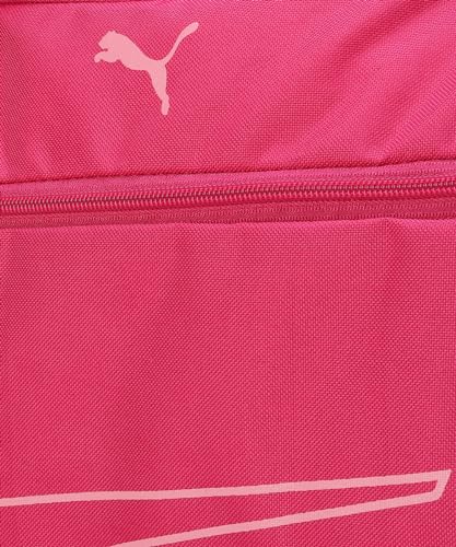 Image of Puma Unisex-Adult Fundamentals Polyester Carry On Luggage Sports Bag S, Garnet Rose-Fast Pink (9140103),24 Cm