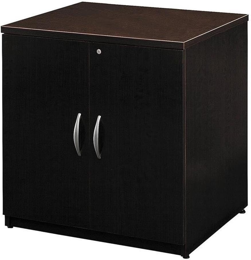 Bush Business Furniture Series C Storage Cabinet with Doors in Mocha Cherry, 2 Door Accent Chest for Home and Professional Office