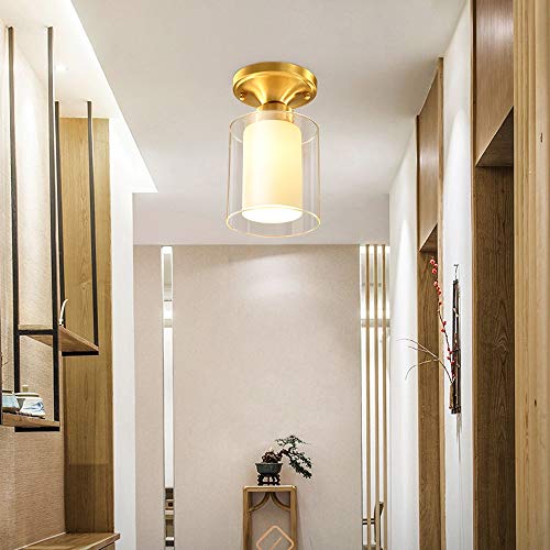 Lámpara de pasillo moderna en cristal para transformar la entrada de tu hogar con estilo LED 5
