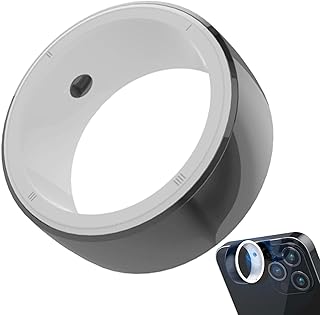 Smart NF C Ring, Black Ceramic Smart Ring, R5 Smart Ring, 2 Health Stones, 6 RFID Cards, 128GB Wireless Disk, NF C Ring For Mobile Phone, Intelligent Wearable Device, Sharing Smart Ring