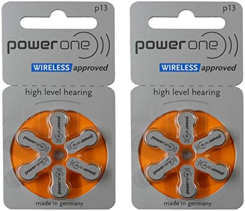 Power One P13 Hearing Aid Battery (6 X 2 Pack) 12 Pcs