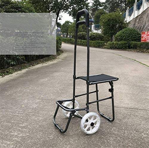 Carrito Multiusos para Compras con Rueda Simple y Asiento miniatura 4