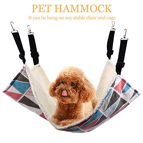 Popetpop rede suspensa para gatinho para dormir, repouso para brincar pesado, rede de algodão para a