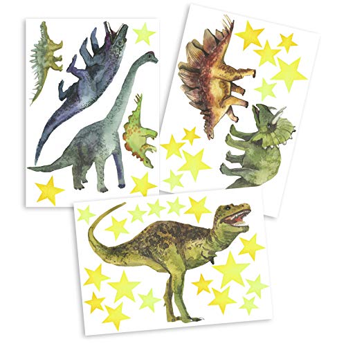 Personalised Wall Stickers Watercolor Animals with Name Wall Stickers for Children's Room Baby Room Playroom Girl Y037 (No Name - Image 2