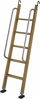 Bunk Bed Ladder Dorm Room Bunk Ladder with Hooks Rv Bed&amp Loft Bed Ladder Lightweight Aluminum Step Ladder with Handle
