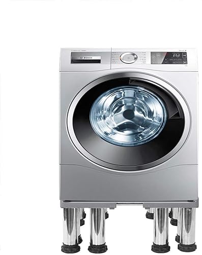 Miniatura 5 de Base antideslizante para lavadora, soporte para nevera, base ajustable multifuncional para lavadora y secadora, soporte de pedestal para