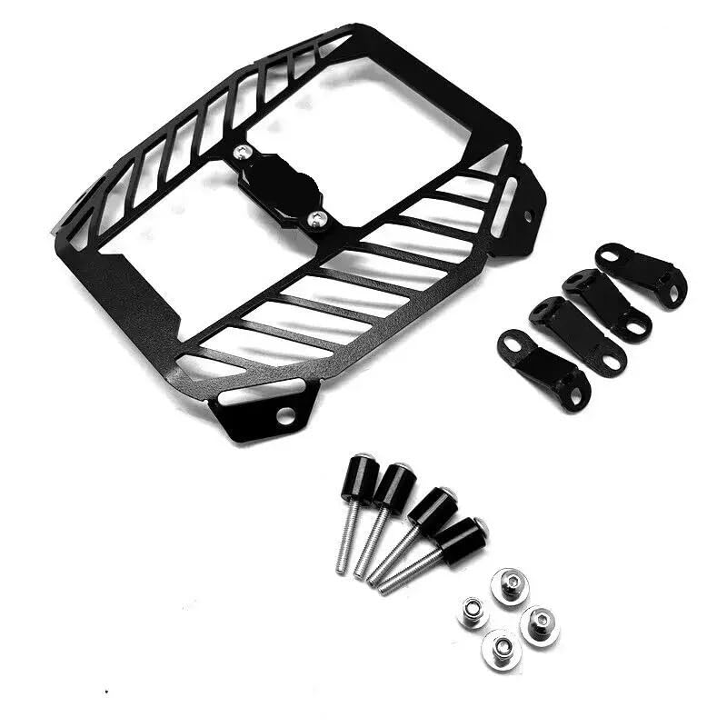 Grille phare moto MSX 125 protection anti-choc contre bris de phare GROM 125