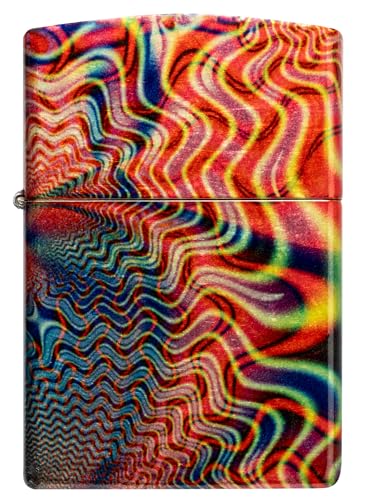 Encendedor Zippo Fusion Waves diseño 540 latón bruñido miniatura 2