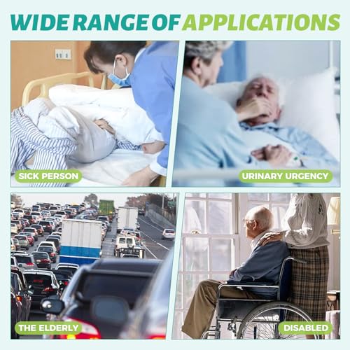 Bolsa de urina vestível para urinol calça para incontinência