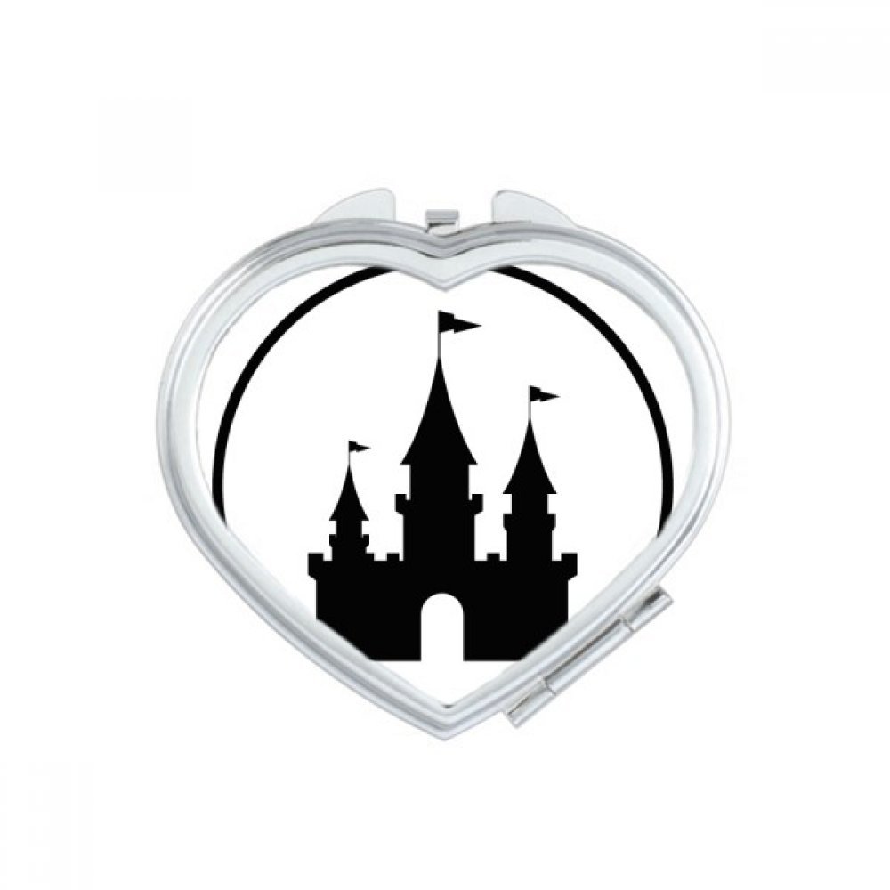 Miroir de maquillage compact carrousel mignon pour retouches