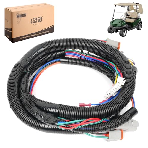 10L0L Golf Cart Control Wiring Harness fit for Club Car DS Black Controller 1510-5201，OEM # 102196601