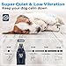 Casfuy 6-Speed Dog Nail Grinder - Newest Enhanced Pet Nail Grinder Super Quiet Rechargeable Electric Dog Nail Trimmer Painless Paws Grooming & Smoothing Tool for Large Medium Small Dogs (Blue)