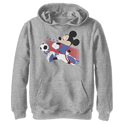 Sweat à capuche Disney USA en polaire épaisse et douce pour garçon M