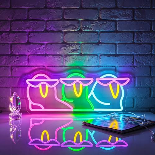 Image of Neon Sign, JGHTURIE Penguin Dimmable Neon Signs for Wall Decor, Cute Funny Penguin Light up Led Sign for Room, Kitchen, Shop, Bar, Birthday, Party & Home Decor - USB Powered