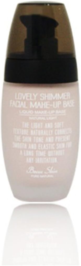 Beauskin Misaekyeon New Lovely Shimmer Facial Make-up Foundation Primer Base 1.52 Fl.oz 45ml Korean Cosmetics/Mineral Capsule/Natural Mineral Shining Skin (Berry Pink)