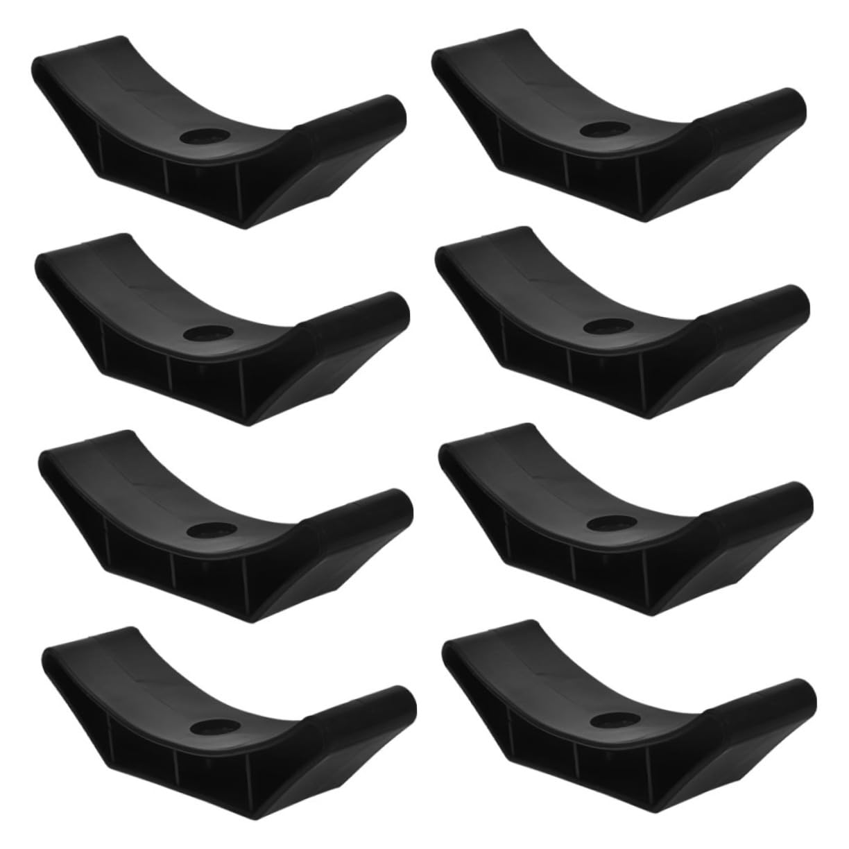 Abaodam 8pcs Dumbbell Holder Saddles Floor Safe Dumbbell Rack for Strength Training Noise Reduction Optimized Storage Sturdy Structure for Home Gym Organization