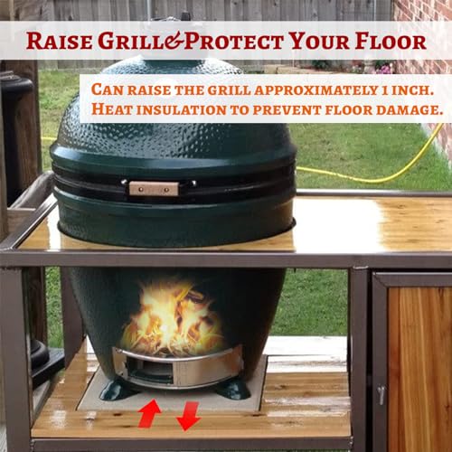 Patas cerámicas para parrilla Big Green Egg - Set de 4 miniatura 4