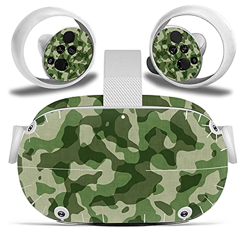 WOYAOFA Stickers Skin for Oculus Quest 2 VR Headset and Controller Stickersï¼ŒVinyl Decal Skin for Oculus Quest 2ï¼Œ PC Gaming Virtual Reality Headset Protective Accessories for Oculus Quest 2-0046