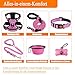 LOBEVE Anti-Zug Hundegeschirr Set mit Halsband & Leine | Inkl. Auto Sicherheitsgurt, Faltbare Näpfe & Kotbeutelspender | Für kleine bis große Hunde | Ideal für Spaziergänge, Training & Reisen