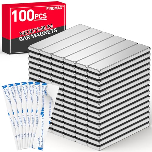 FINDMAG lIWo[}Olbg 100 ^o[}Olbg ʔS}Olbgo[t}Olbg ①ɁAItBXAAK[WADIYɍœK 60x10x3mm (Vo[)