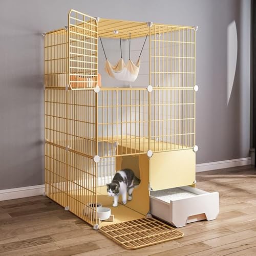 Cage chat intérieure détachable pour protéger et rassurer votre félin