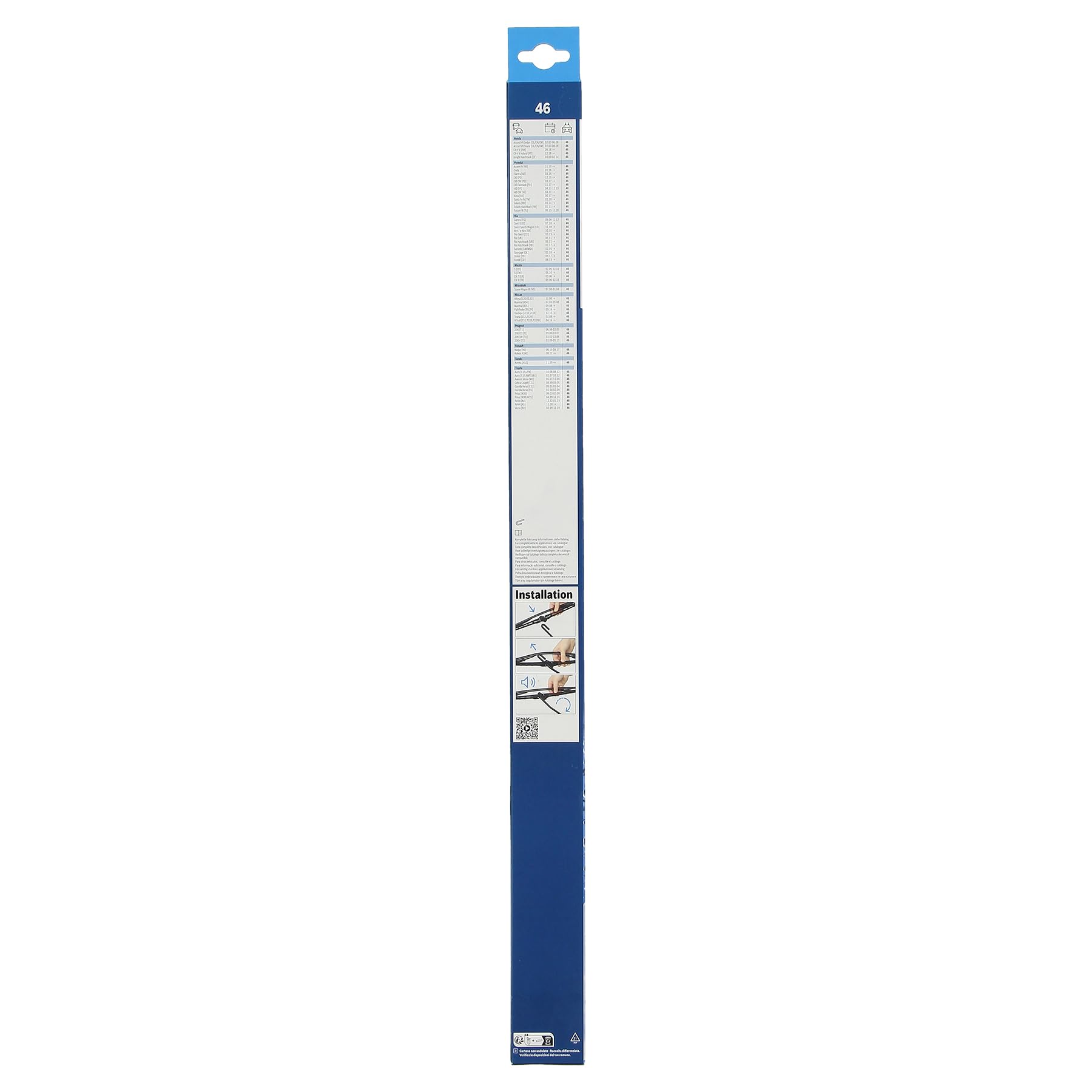 BOSCH Escobilla Limpiaparabrisas Juego de 2 Escobillas Delante | Tipo de escobilla: Estándar 3 397 010 269 Compatible con PEUGEOT 206 Fastback 2A/C 206+ Hatchback 2L, 2M, RENAULT Kadjar HA, HL