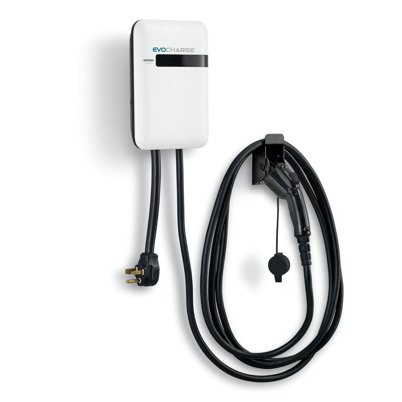 EvoCharge Level 2 EV Charger | Up to 32 Amp, 18-ft Cable, 240V, UL Listed Electric Vehicle Charger, NEMA 6-50 Plug, Indoor/Outdoor, Up to 8X Faster Than Level 1