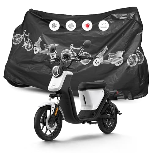 Fahrradgarage Fahrraddabdeckung Wasserdicht Anti-Staub UV Abdeckung,Cubierta Scooter Motor,Cubierta Motocicleta,Funda para Moto,Cubierta para Moto,Funda Moto Impermeable,Funda Scooter Impermeable