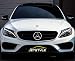 JetStyle LED Emblem for Mercedes Benz 2011-2018, Front Car Grille Badge, Illuminated Logo Hood Star DRL, White Light - Drive Brighter