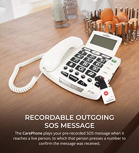 ClearSounds CSC600ER Teléfono con Cable Amplificado y Alarma SOS miniatura 5