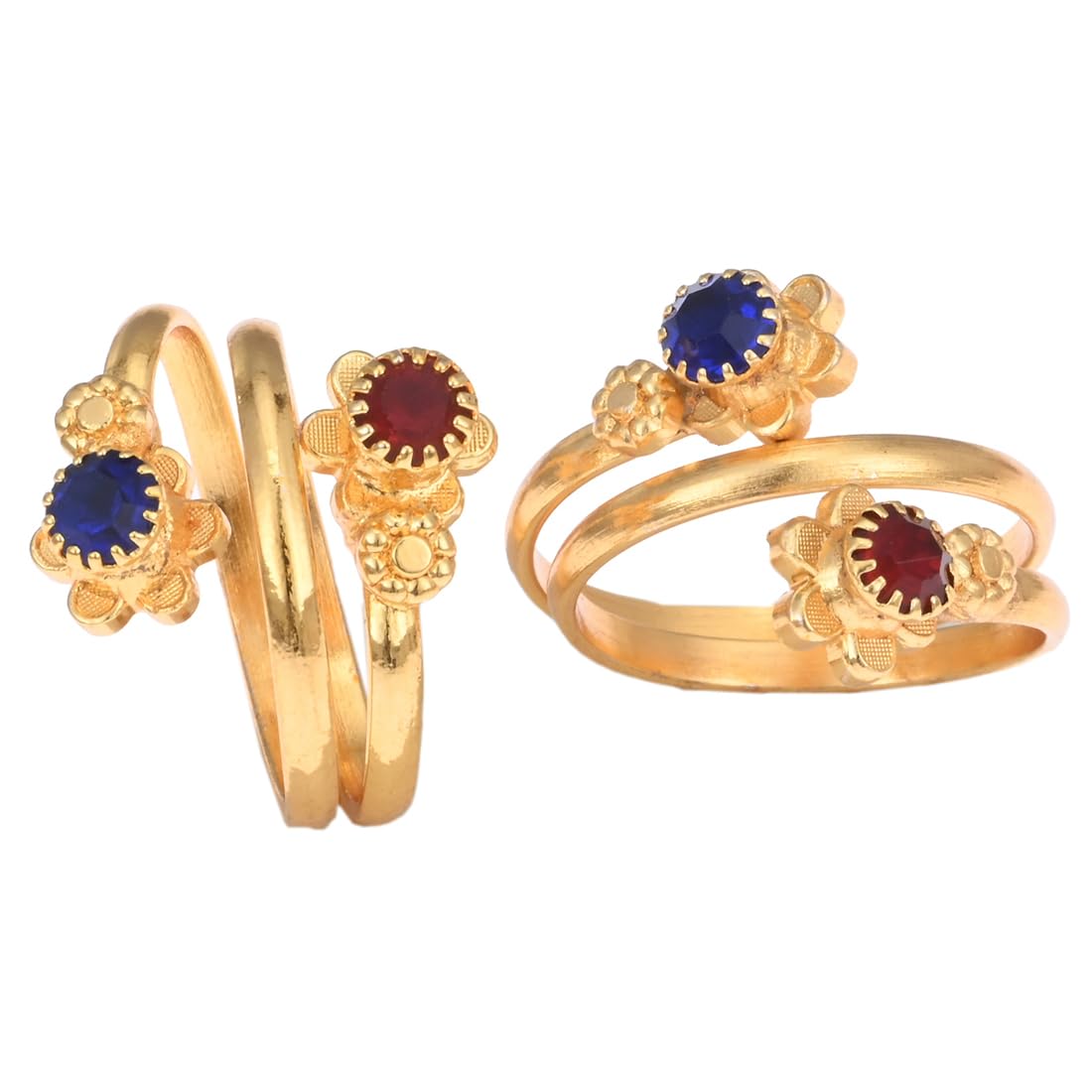 aanyacentric Toe Rings Adjustable, Traditional & Fashionable Jewelry for Women-picture-31