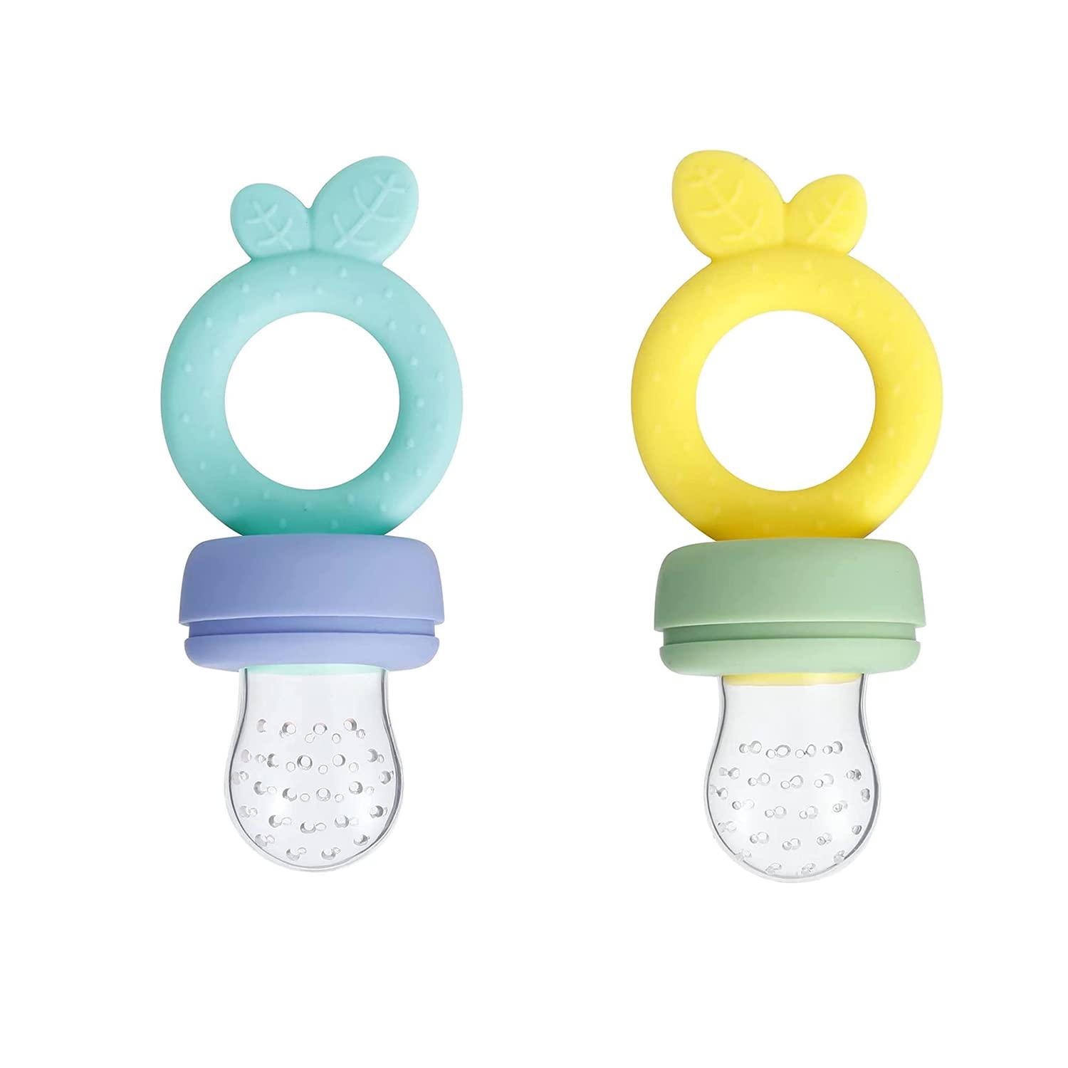 2pcs Baby Teething Toys Baby Fruit Food Feeder Pacifier Frozen