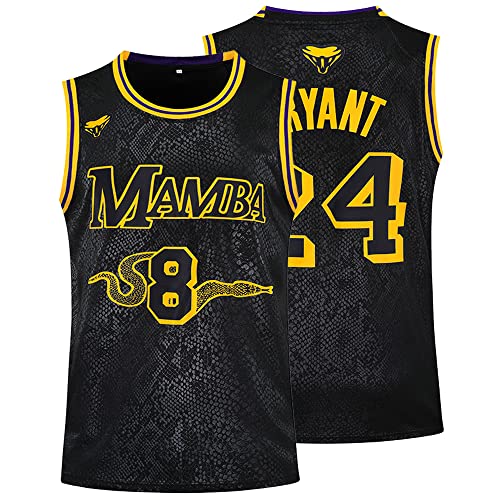 Basketball Jersey For Men Cool Youth Jersey Front 8 Back 24 Design Great Sport Jersey As Gifts Idea (Xxl, 8 & 24 Adult) #TOP28