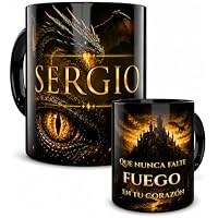 Taza personalizada con nombre y dedicatoria para fans de