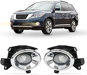 DLAA Fog Lights for Nissan Pathfinder 2013 2014 2015 2016 Front Fog Lamps Car Styling Spot Light with Switch - 1 Pair