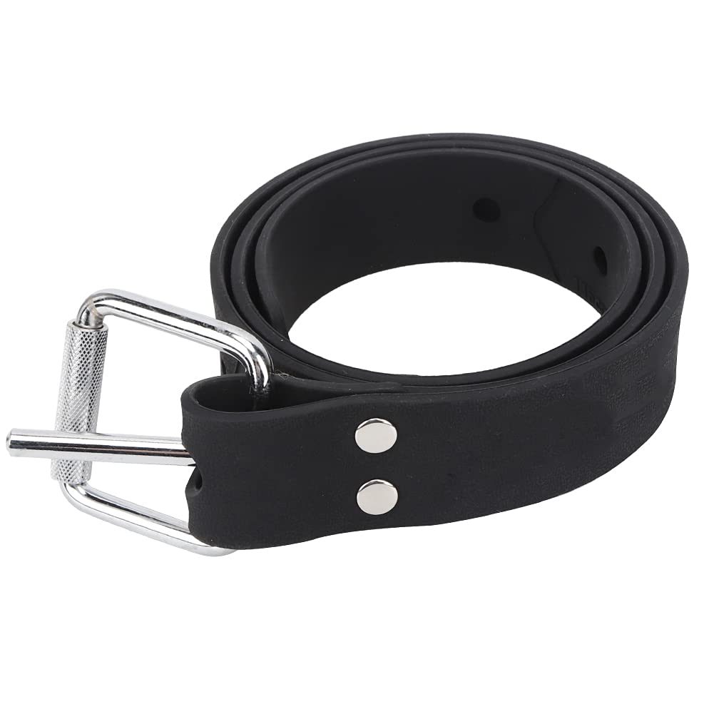 Ceinture de Poids de plongée, Boucle en Acier Inoxydable 304 en Silicone, Ceinture de plongée sous-Marine, Ceinture de Poids légère pour plongée en apnée avec Boucle en