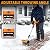 Cordless Snow Shovel Compatible with Dewalt 20V Max Battery(NO Battery), 12'' Electric Snow Shovel with LED Lights & Adjustable Chute, Lightweight Battery Snow Blower for Driveway, Sidewalks