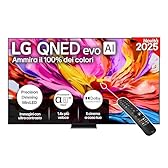 LG QNED evo AI QNED86 TV 100 pollici, Smart TV 4K, Processore α8 Gen2, Precision Dimming con MiniLED, webOS con AI, Dolby Vision & Atmos, Gaming con VRR e FreeSync 4K@144Hz, 100QNED86A6 2025