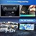 Wireless Carplay/Android Auto Portable Car Radio with 9.3