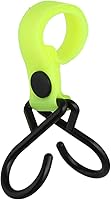 Vista 3 de IIVVERR 2pcs 5kg Capacity Adjustable Hook Loop Closure Stroller Hanger Light Green