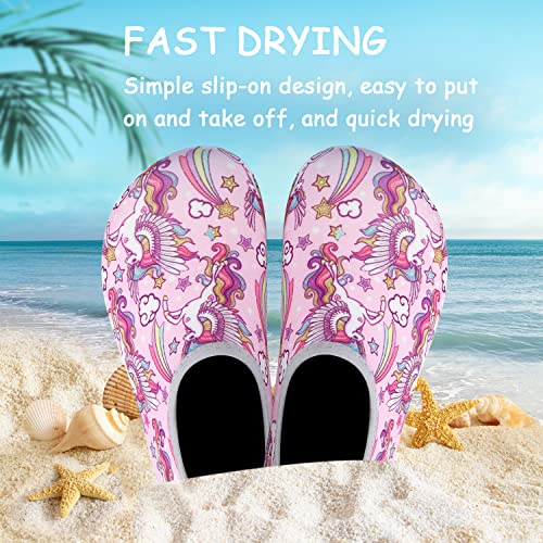 Image of ANLUKE Kids Boys Girls Water Shoes Barefoot Aqua Socks Fast Dry Beach Swim Outdoor Sports Shoes for Toddler