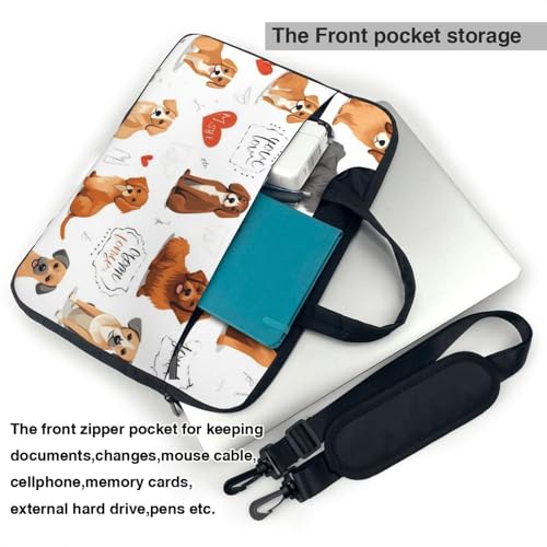 Maletín portátil impermeable para laptop 14 pulgadas miniatura 6