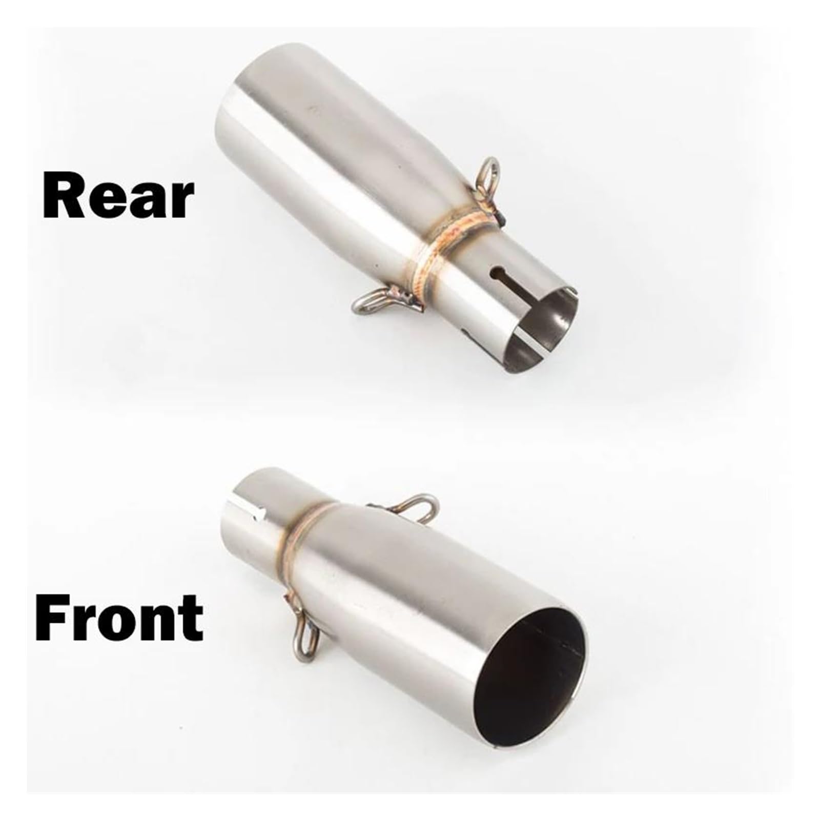 Tubo Escape Adaptador Silenciador Tubo Enlace Medio Escape Motocicleta 51mm Tubo Ajuste Sección Para Piaggio Para Beverly X10 MP3 125 250 300 250LT 300L Silenciador Escape
