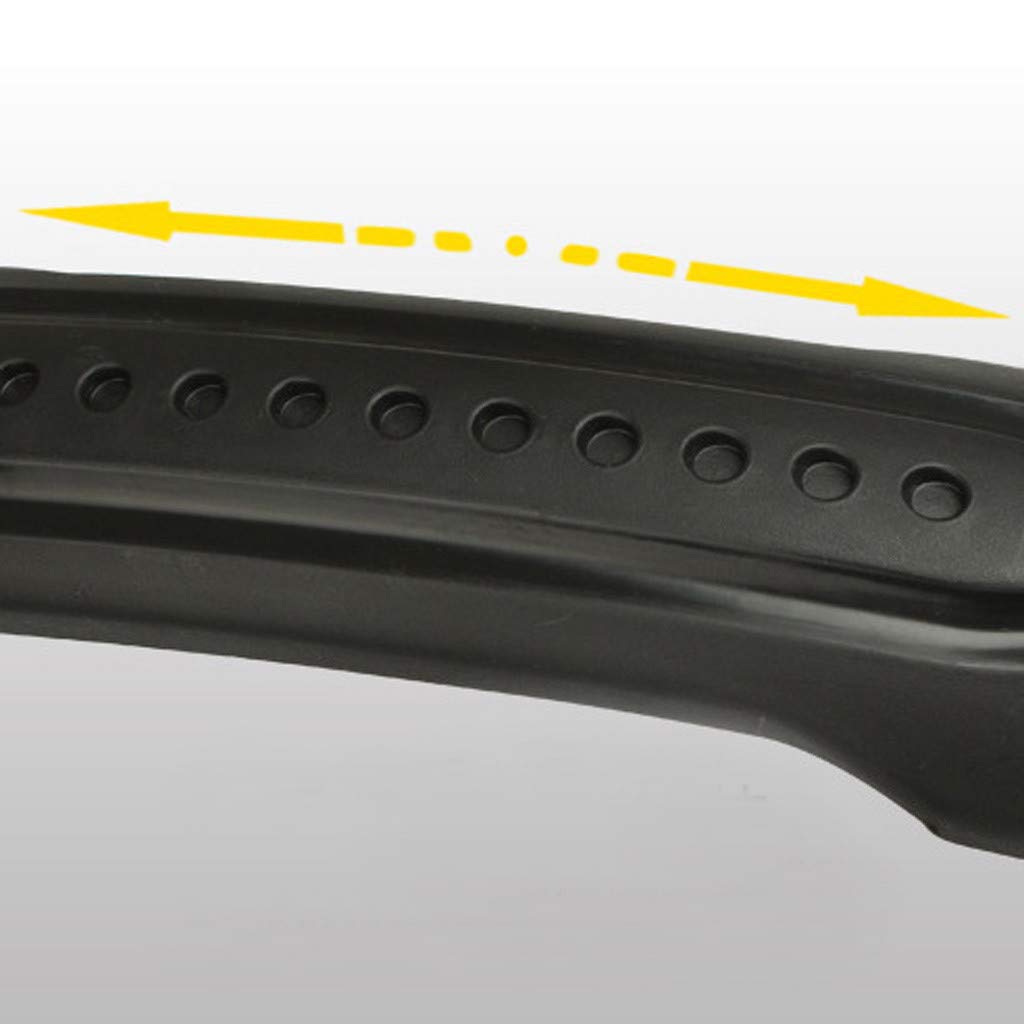 Garde-Boue de vélo, Garde-Boue de vélo électrique, Garde-Boue de Roue Avant/arrière en Fibre de Carbone pour vélo de Montagne, vélo de Route, vélo à pignon Fixe, Accessoires VTT (Noir)
