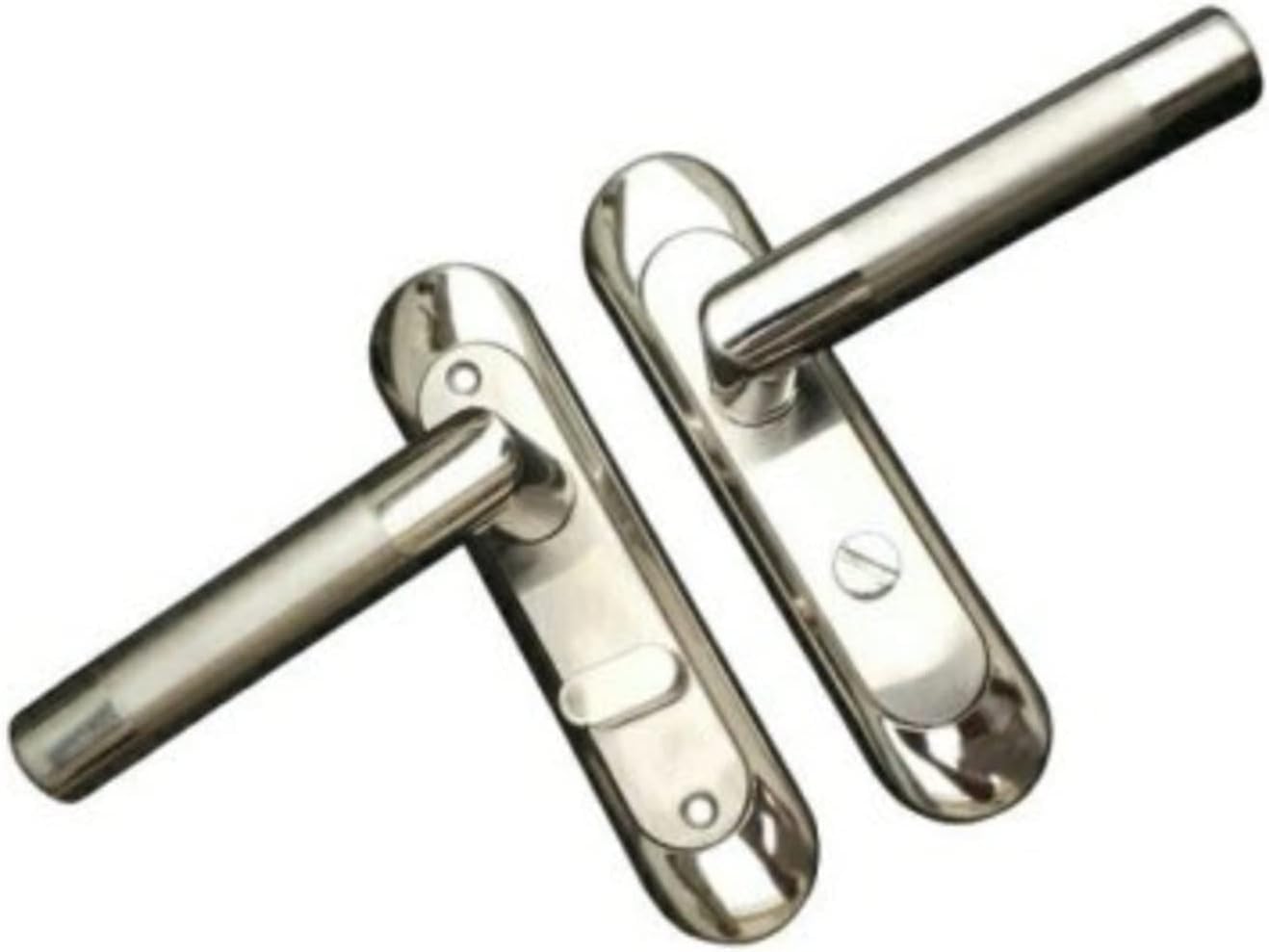 KYUEPONG Handle Locks Door Lock, Handle Locks Simple Washroom Door Lock Stailess Steel Interior Toilet Furniture(35 mm)