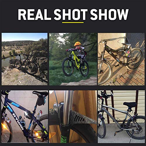 Tuotu 2 Pcs Bike Fenders,Mountian Bike Mud Flaps,Mtb Mud Guard Front And Rear Compatible,Bike Mudguard Front And Rear Fits 20" 26" 27.5" 29 Inch And Fat Bicycle, Folding/Universal… (Universal Black) #TOP5