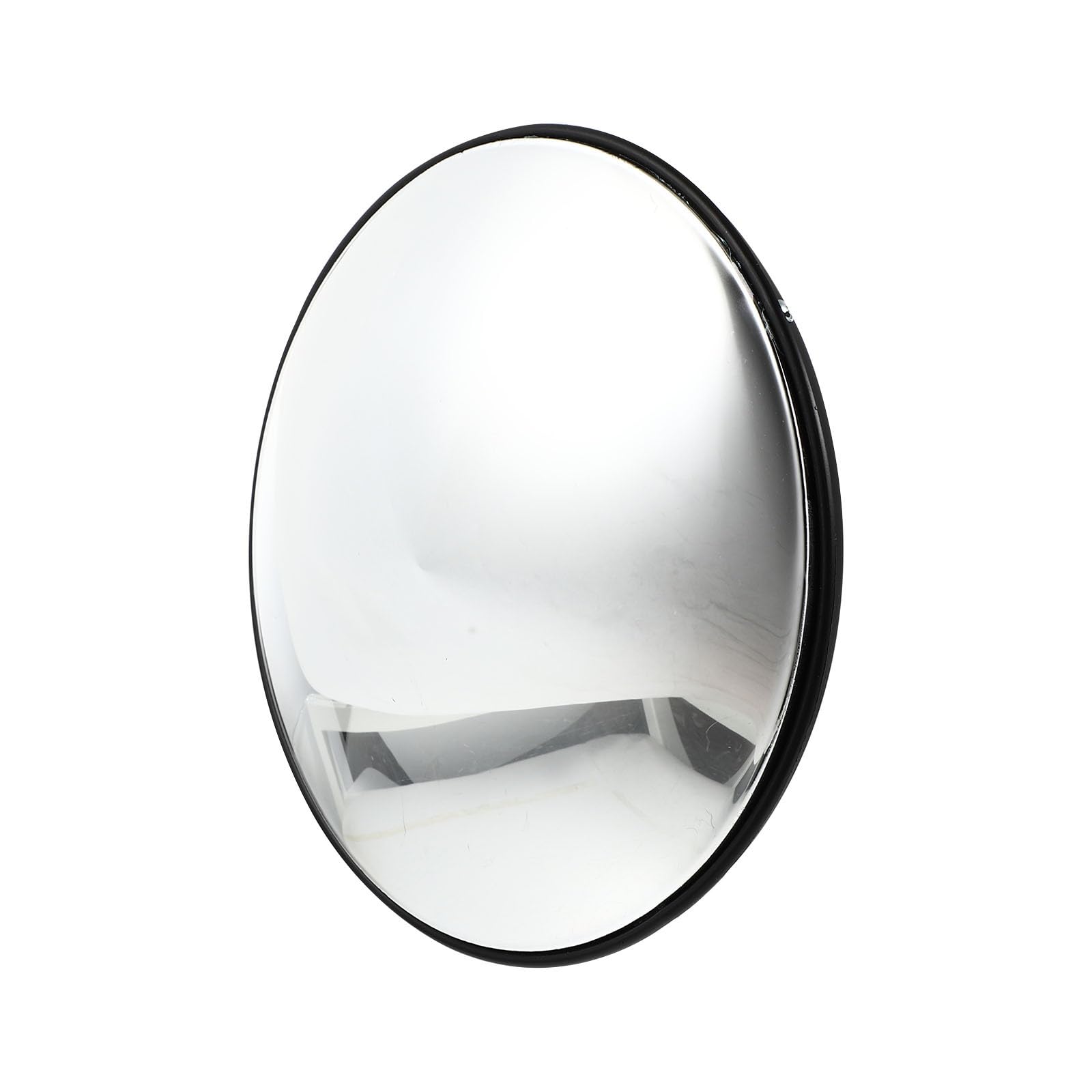 Miroir Convexe Visibilité Claire Noir de Circulation 30 Cm en Pp et PC et Grosse Praticité de Sécurité Routière pour Garages et Usines