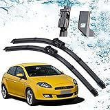 Anwendbare Modelle (Referenz): Für Fiat Für Bravo 2007 2008 2009 2010 2011 2012 2013 Zubehör Auto Frontscheibe Windschutzscheibe Scheibenwischerblätter Bürsten Cutter Wischer