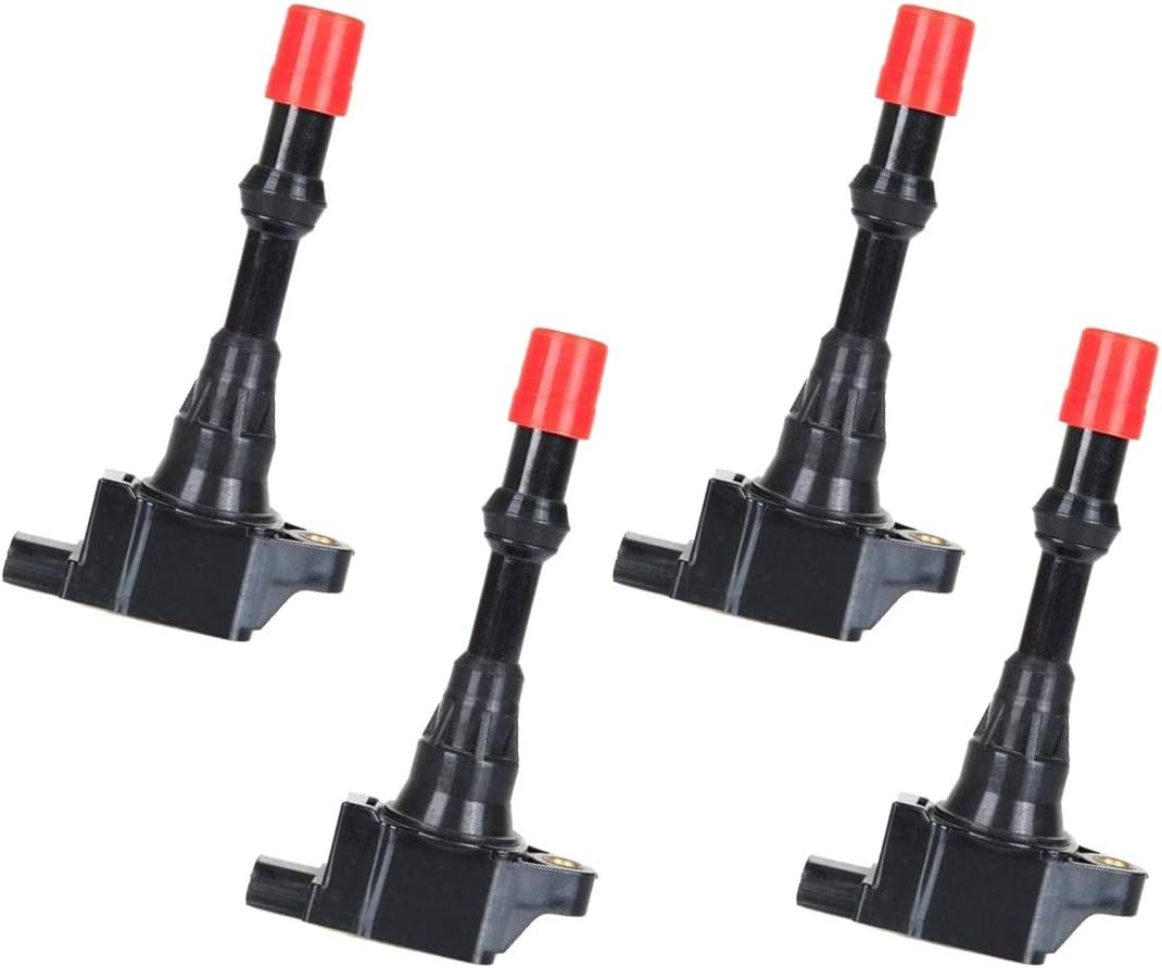 ENA Set of 4 Ignition Coil Pack Compatible with Honda Civic Hybrid L4 1.3L Replacement for C1407 UF373