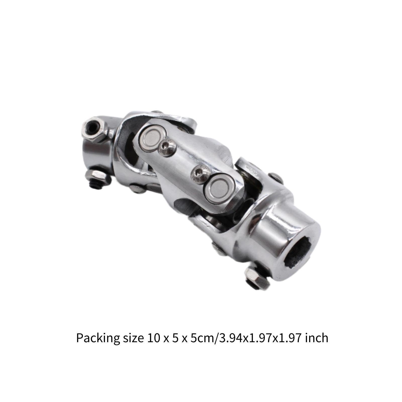 Giunto universale a sterzo da 3/4 Dd x 3/4 Dd, facile da installare, affidabile pezzo di ricambio per la manutenzione dei veicoli automobilistici.